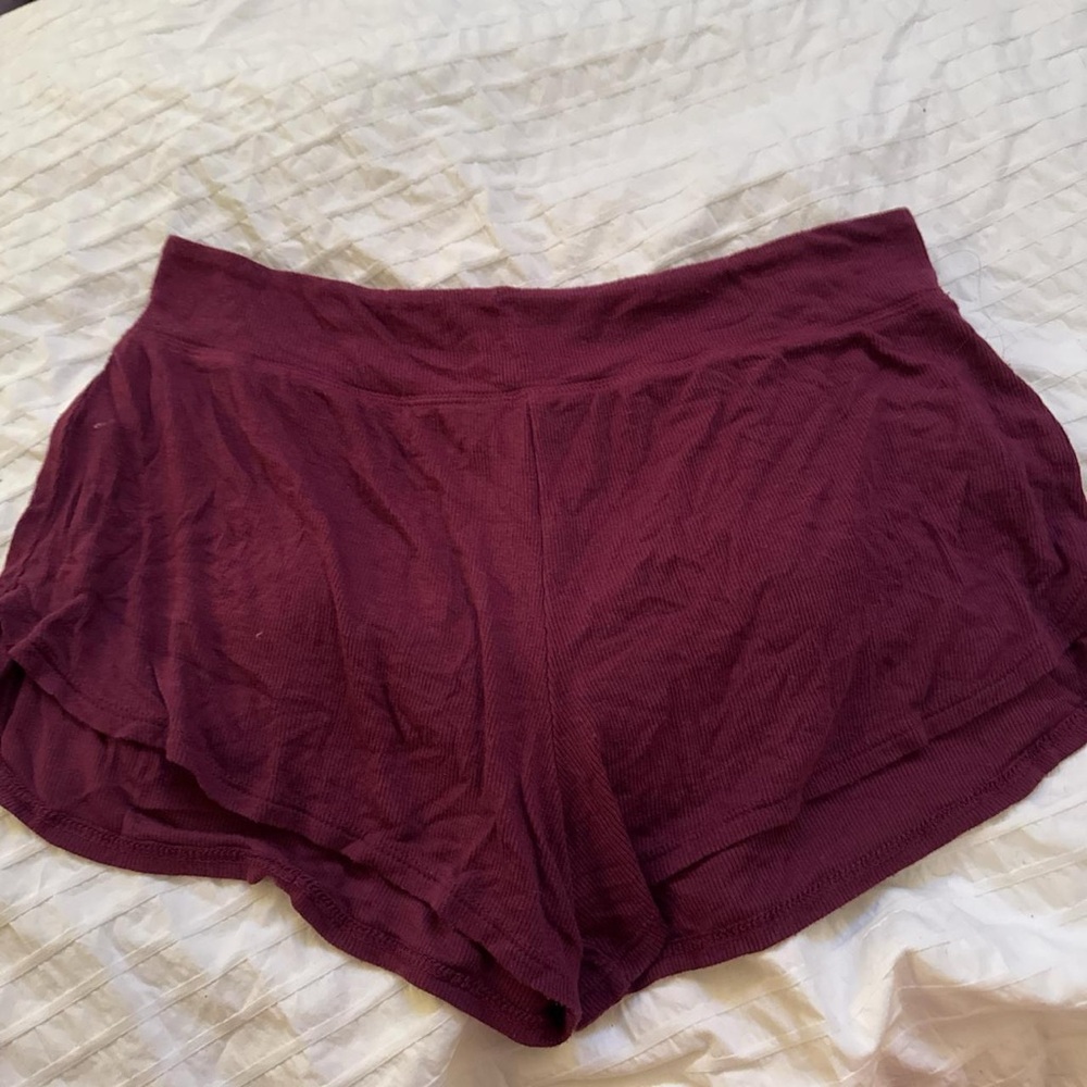 Athleta Dark Red Shorts